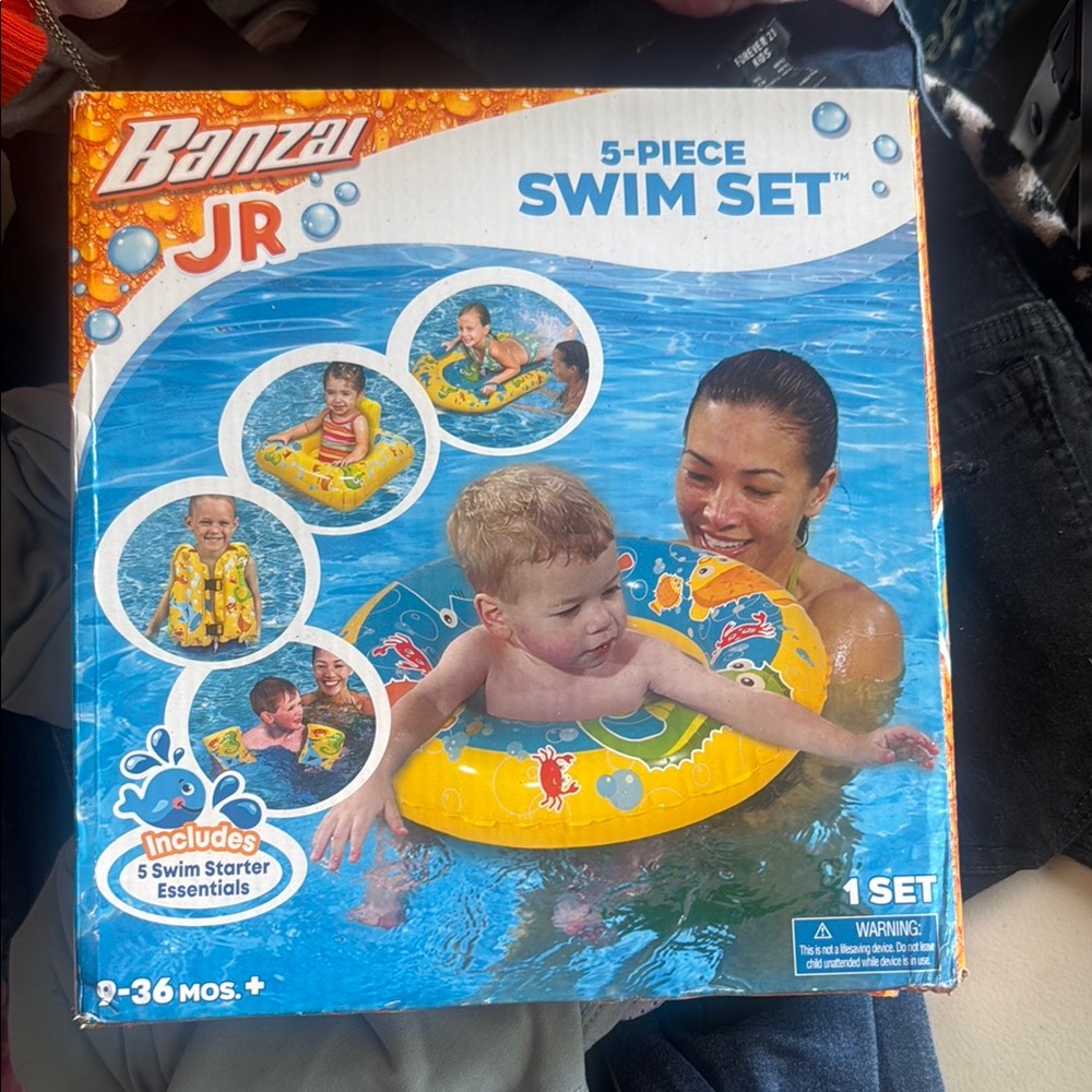 JR 5-Piece Swim Set - Yellow